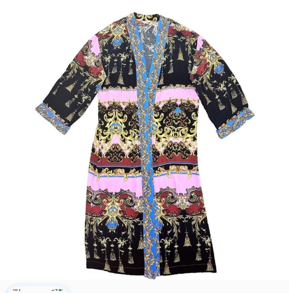 Free People Intimately Let’s Dance Printed Maxi Kimono Duster - Picture 8 of 14